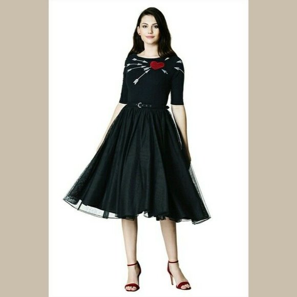 eshakti Dresses & Skirts - eShakti Wayward Fancies Dress 14 Cupid's Arrow